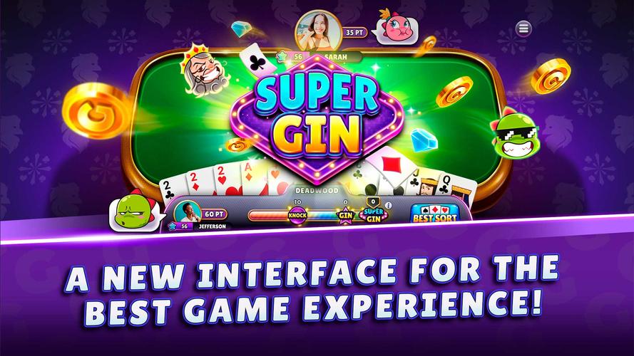 Gin Rummy Super - Card Game Скриншот 2