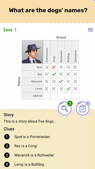 Cross Logic: Smart Puzzle Game Captura de pantalla 0