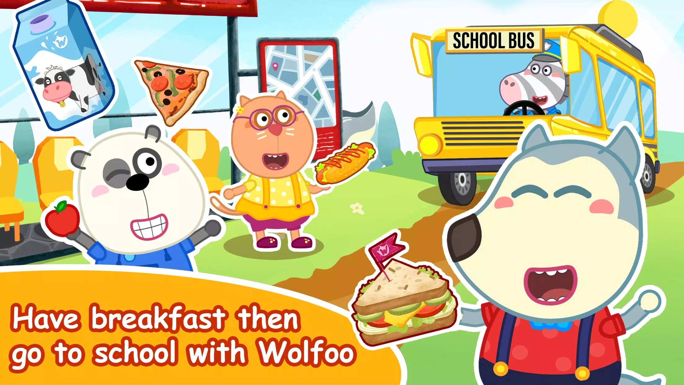 Wolfoo A Day At School স্ক্রিনশট 0