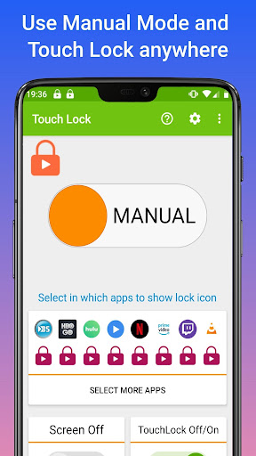 Touch Lock Screen lock Zrzut ekranu 0