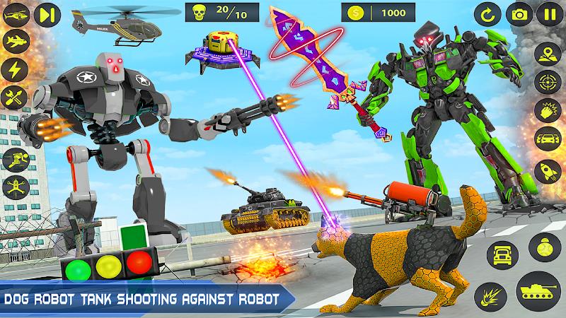 Army Tank Robot Car Games: Zrzut ekranu 0