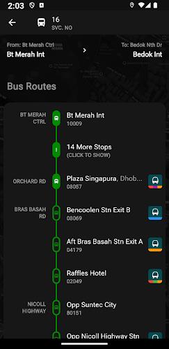 SG Bus Arrival Times Captura de tela 3