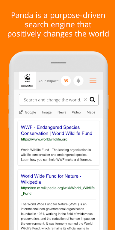 WWF Panda Search Ảnh chụp màn hình 0