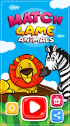 Match Game - Animals Tangkapan skrin 0