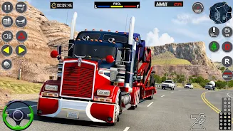 US Cargo Truck Simulator Game Captura de pantalla 3