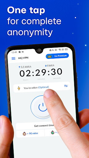 HQ VPN - High Quality VPN Screenshot 0