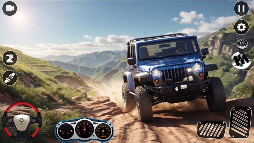 Offroad 4x4 Jeep Driving Games Скриншот 1