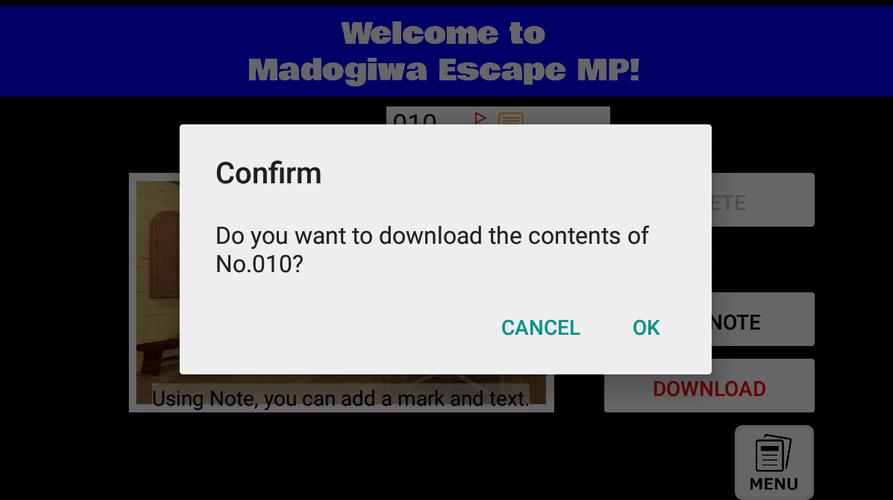 Portal of Madogiwa Escape MP Screenshot 1