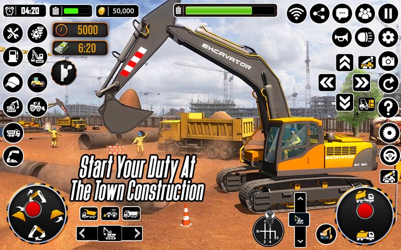 City Heavy Excavator Crane 3D應用截圖第3張