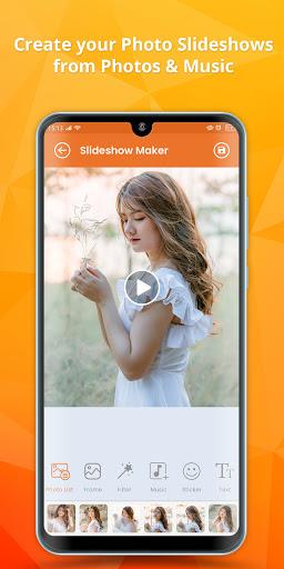 Video Maker - Photo Slideshow Maker with music ဖန်သားပြင်ဓာတ်ပုံ 1