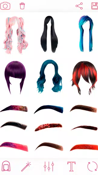 Schermata Emo Makeup & Gothic Photo App 3