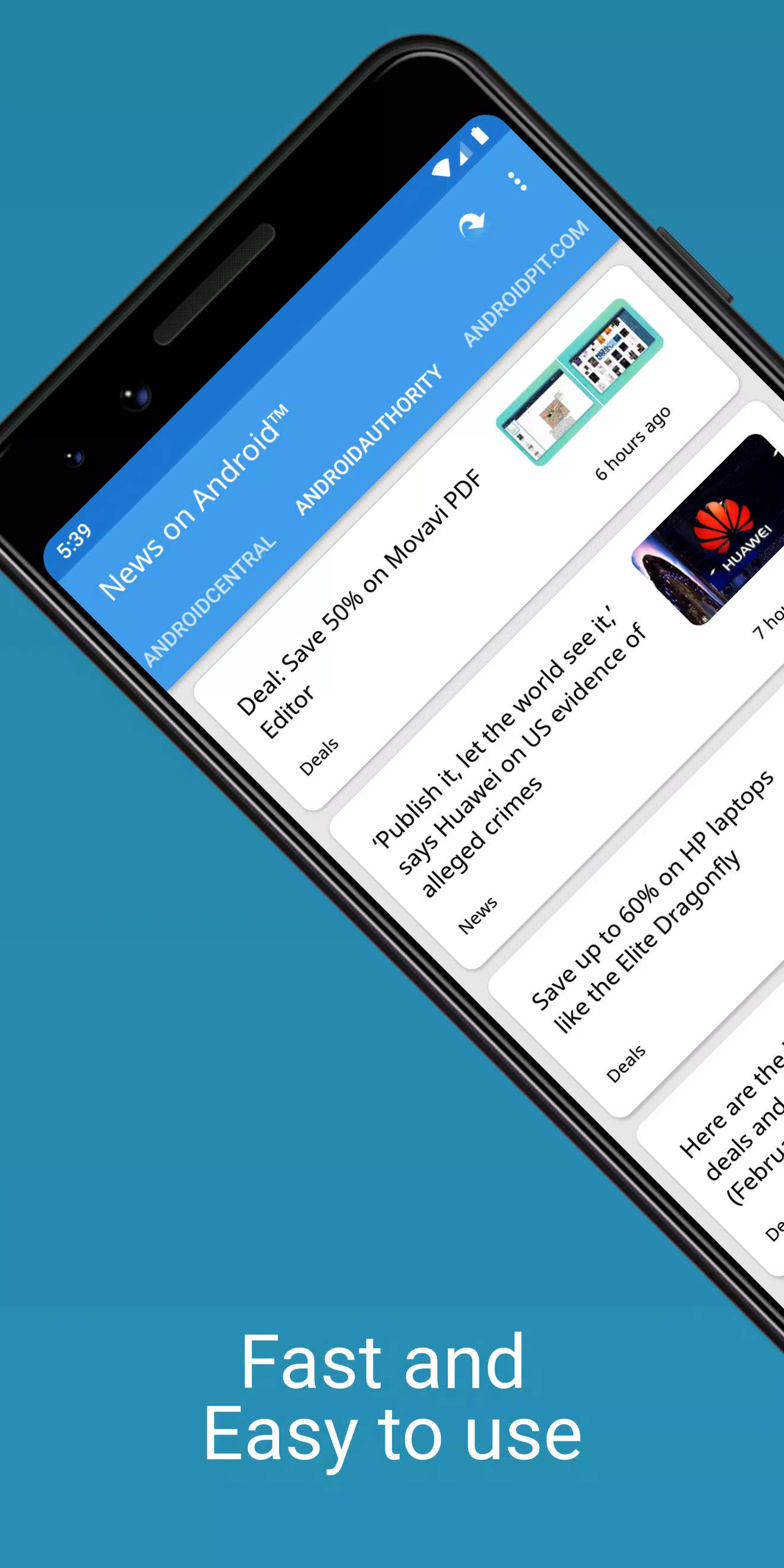News on Android™ Schermafbeelding 1