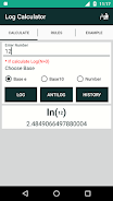 Log Calculator Schermafbeelding 2