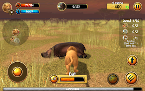 Schermata Wild Lion Simulator 3D 3