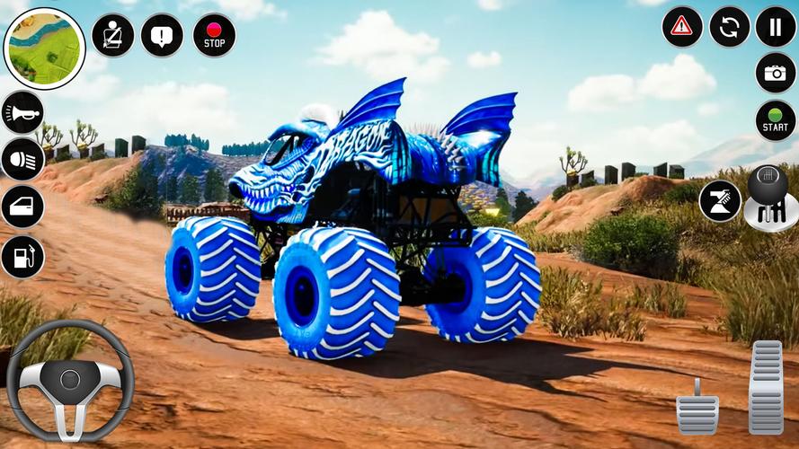 Extreme Monster Truck Game 3D應用截圖第1張