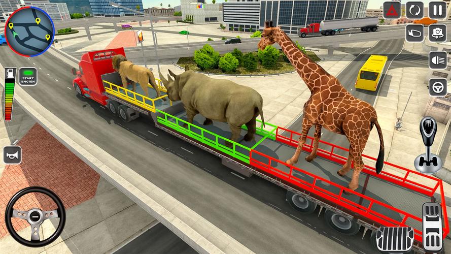 Wild Animal Truck Transporter应用截图第2张