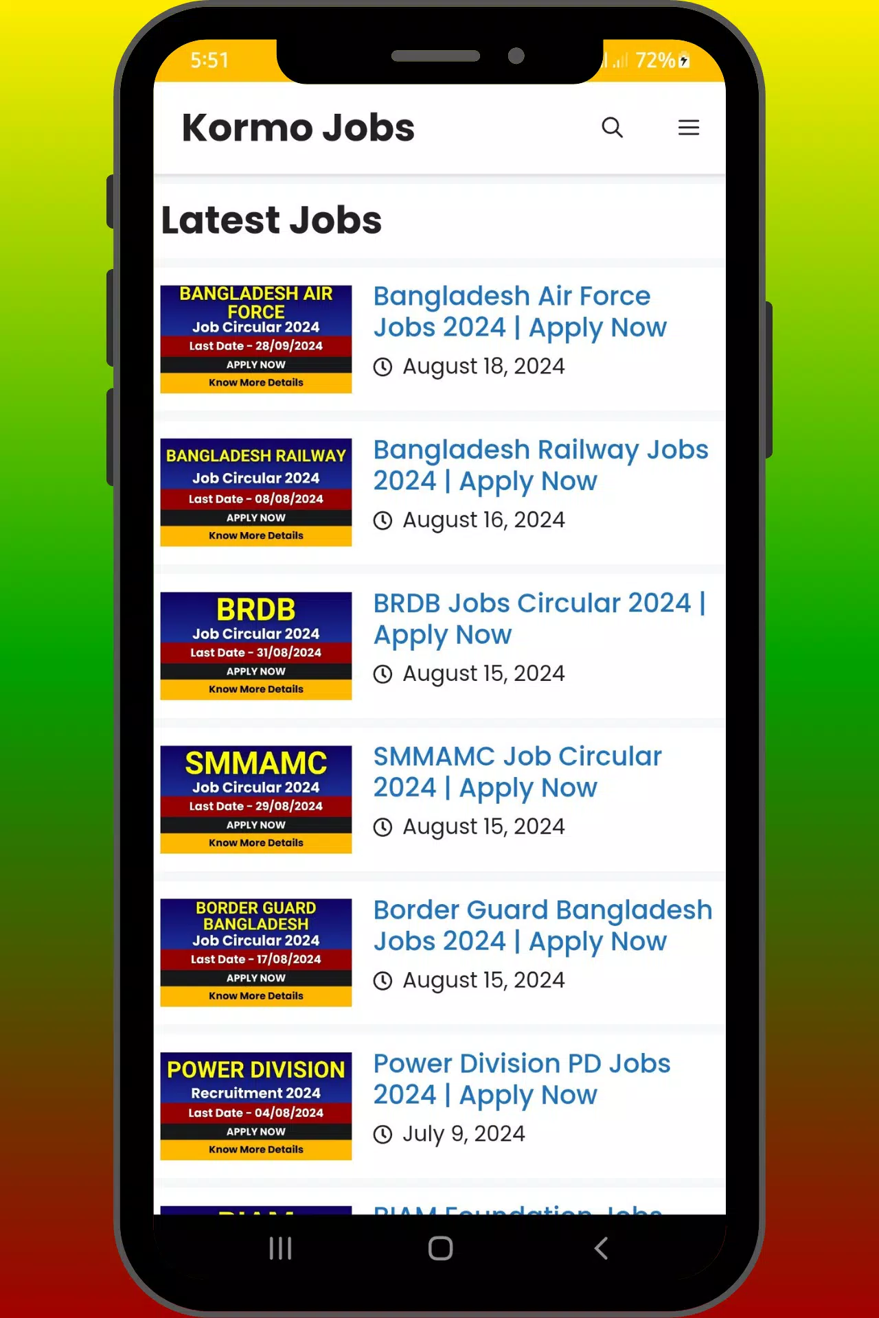 Kormo Jobs Bangladesh應用截圖第1張