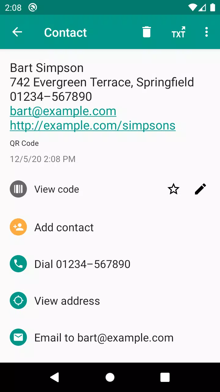 QR & Barcode Reader Screenshot 2