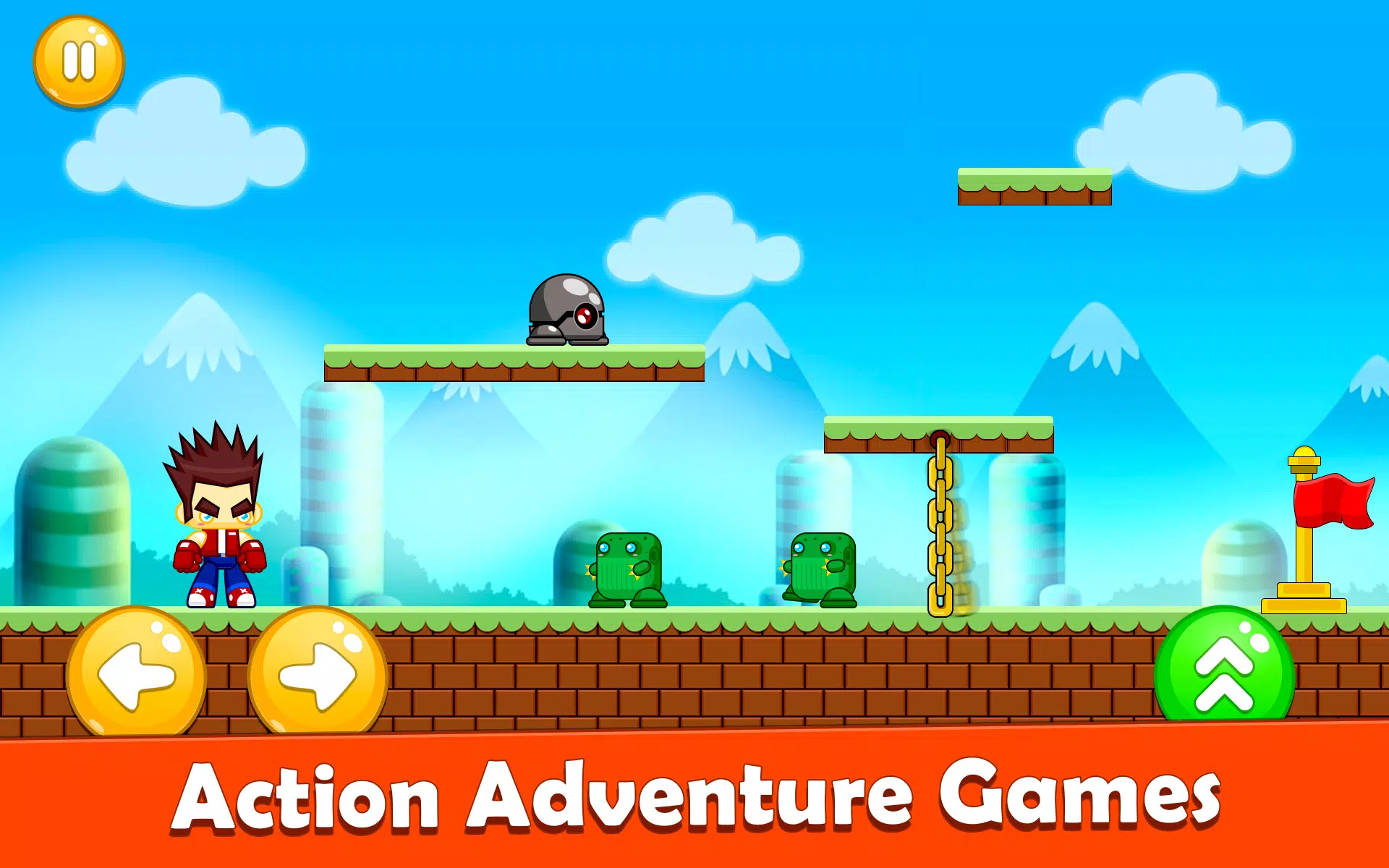 Brave Hero Adventures Game Captura de tela 1