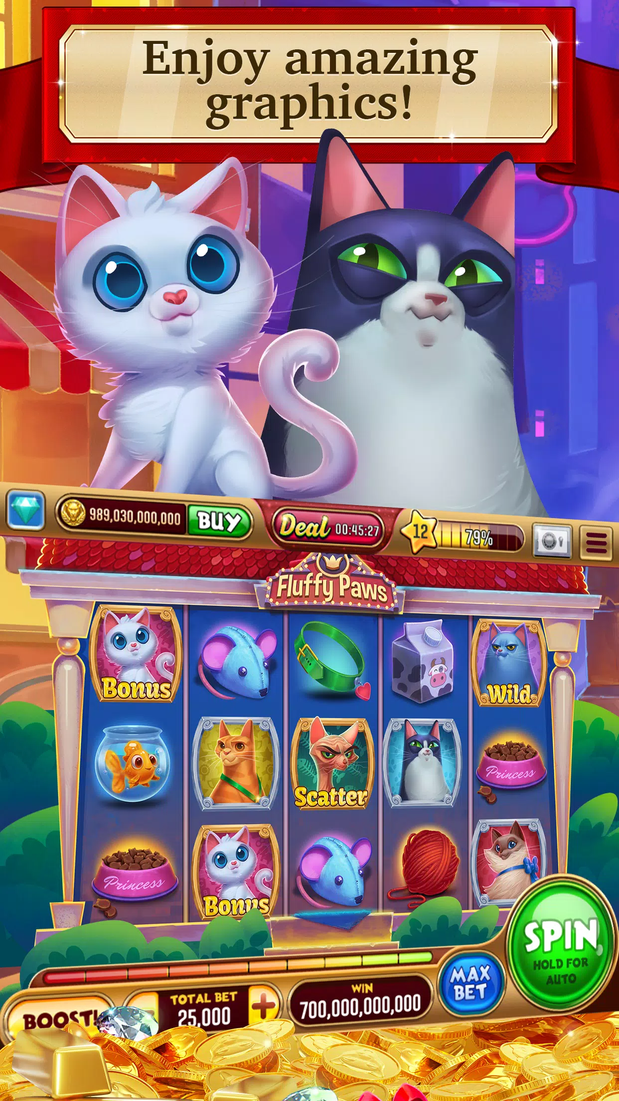 Slots Panther Vegas: Casino スクリーンショット 1