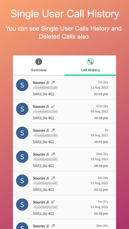 Cally - Call Backup & Recover ภาพหน้าจอ 3