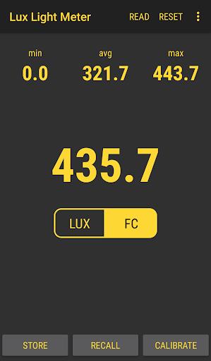 Lux Light Meter Pro Скриншот 3