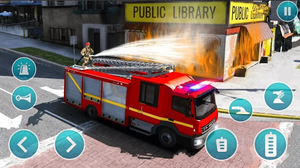 Emergency Police Fire Truck 3d स्क्रीनशॉट 0