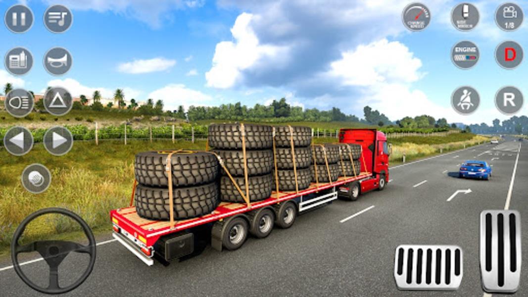 Europe Truck Simulator Driving ဖန်သားပြင်ဓာတ်ပုံ 0