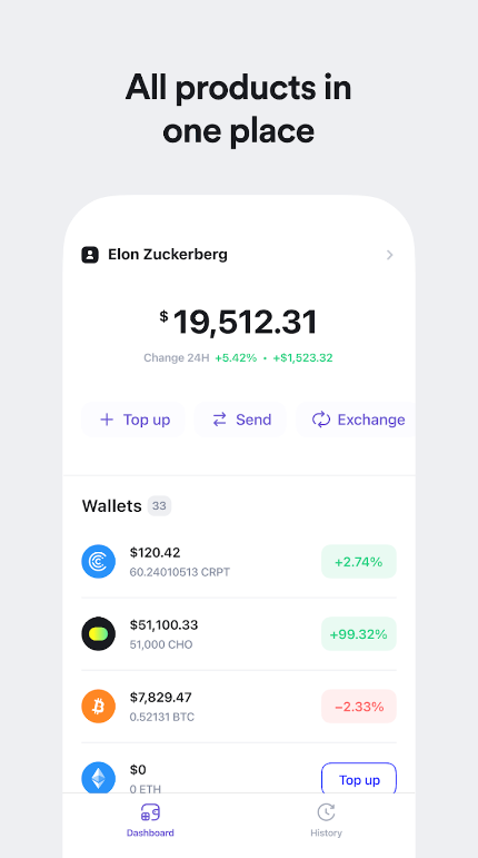 SPACE iZ Wallet Captura de pantalla 3