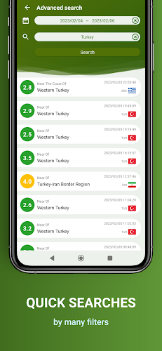 Earthquakes Near Me Captura de tela 1