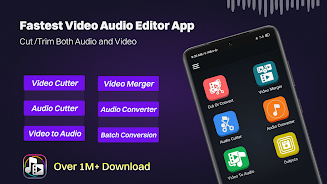 Video Cutter, Trimmer & Merger Ảnh chụp màn hình 0