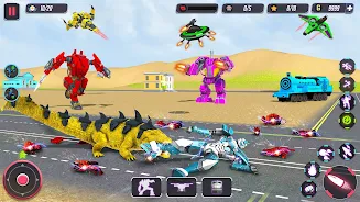 Animal Crocodile Robot Games ภาพหน้าจอ 3