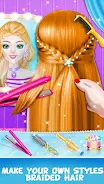 Fashion Braid Hair Salon Games ဖန်သားပြင်ဓာတ်ပုံ 3