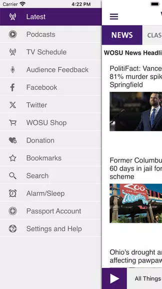 WOSU Public Media App Screenshot 1