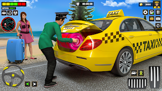 US Taxi Car Driving Games স্ক্রিনশট 1