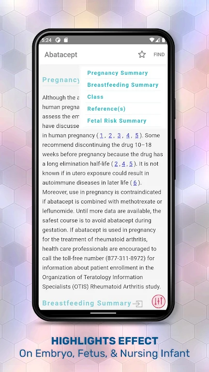 Drugs in Pregnancy Lactation Captura de tela 2