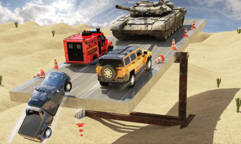 SeeSaw Car Balance Ramp Stunts Schermafbeelding 0