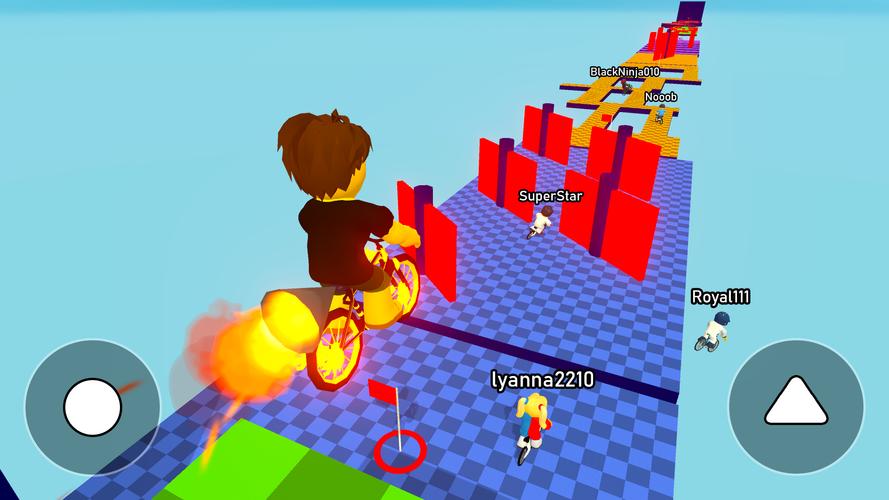 Obby bike: Parkour Adventure 스크린샷 2