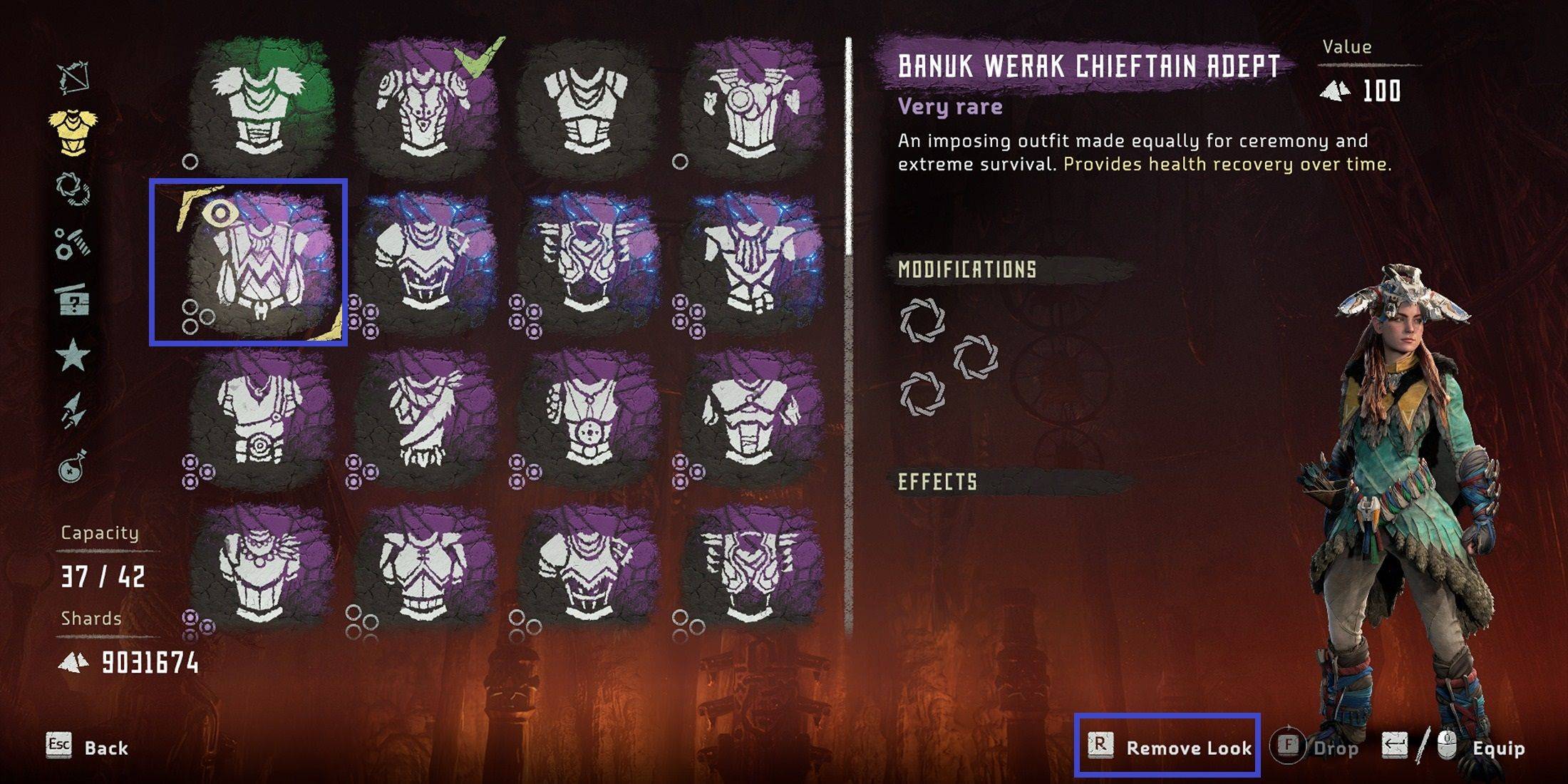 Combining Outfit Effects