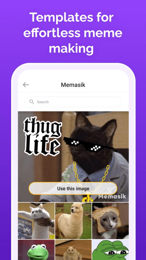 Memasik - Meme Maker Ảnh chụp màn hình 1