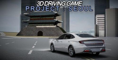 3D Driving Game Project Captura de tela 0