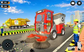 Real Garbage Truck Simulator Ekran Görüntüsü 0