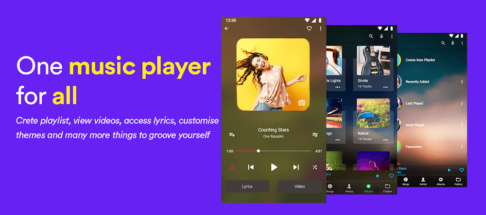 Musikplayer - Audify Player應用截圖第1張