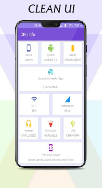 CPU-Z : Device & System info for Android™ स्क्रीनशॉट 3