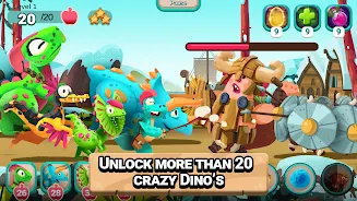 Dino Bash: Travel Through Time应用截图第1张