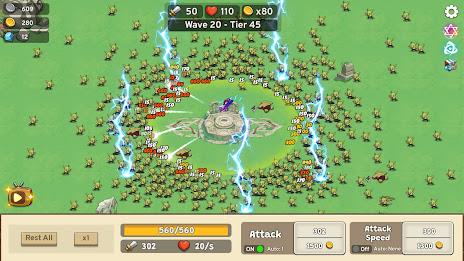 Idle Kingdom: TD Offline Game স্ক্রিনশট 1