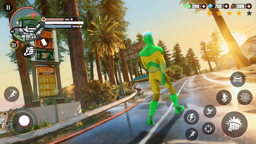 Super Rope Hero: Crime City Скриншот 3