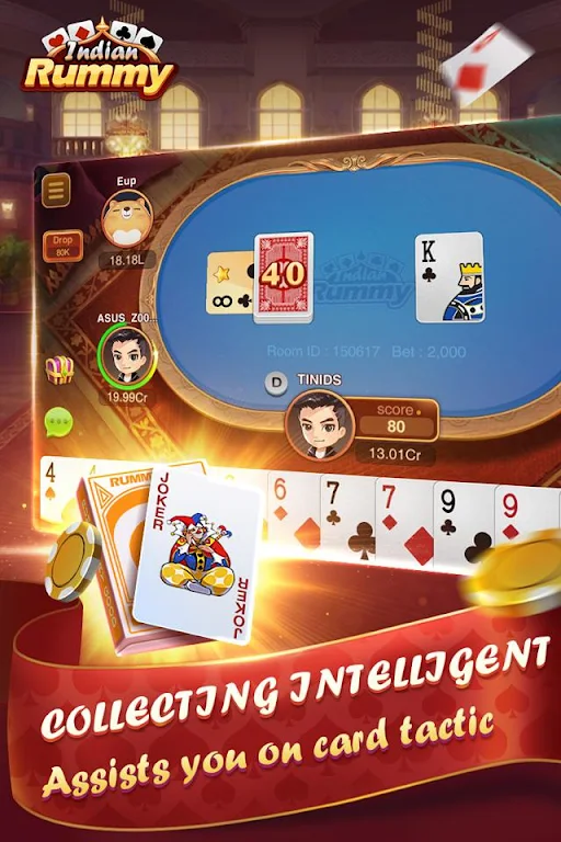 Indian Rummy-free card game online Schermafbeelding 2