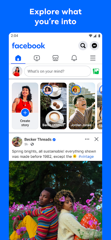 Facebook older version Скриншот 2