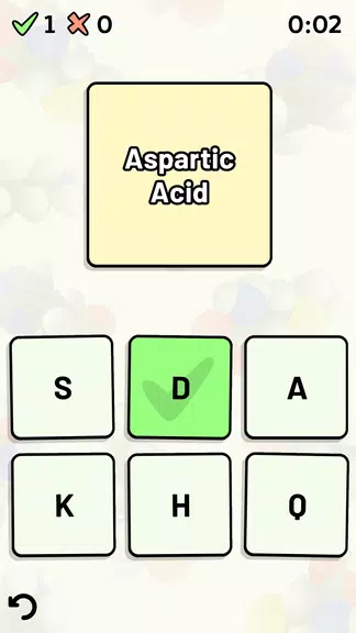 Amino Acid Quiz Ekran Görüntüsü 2